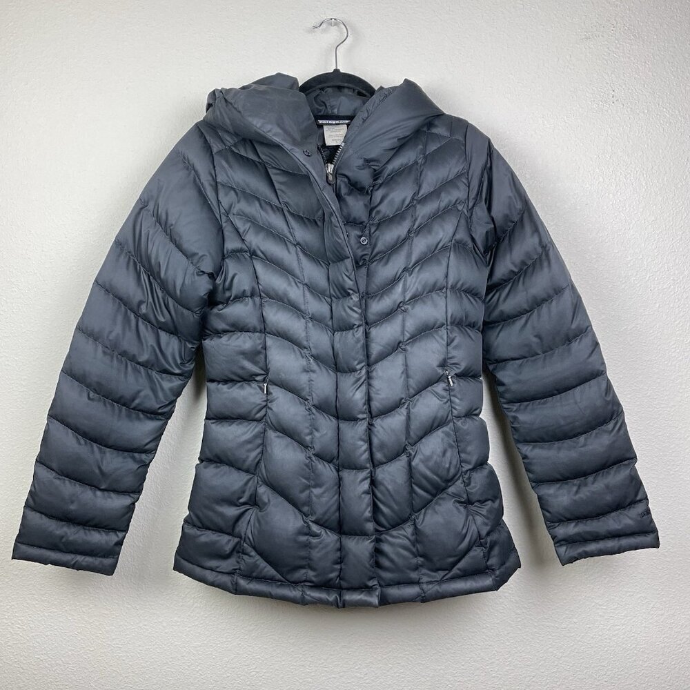 Patagonia Women's Small Downtown Loft Jacket Puffer Full Zip Hoodie Coat Gorpcor - Picture 2 of 16